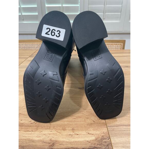 Naturalizer Womens Elliott Knee High Boots Black Leather Size 8.5 NWOB Wide Calf - Picture 9 of 11